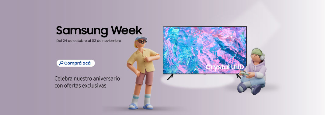 Promo Samsung Week del 24 al 02 de noviembre