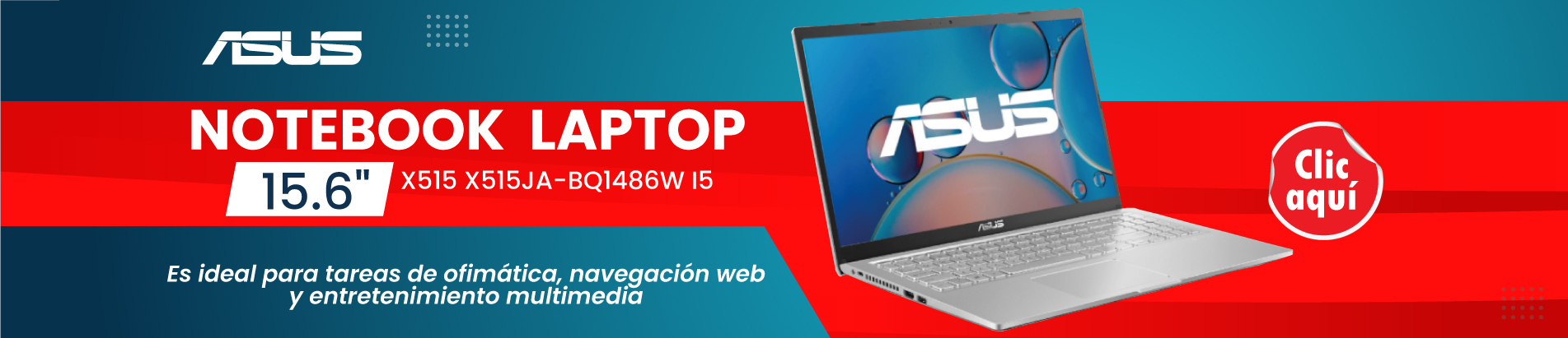 Notebook ASUS Laptop X515 X515JA-BQ1486W I5 15.6"FHD