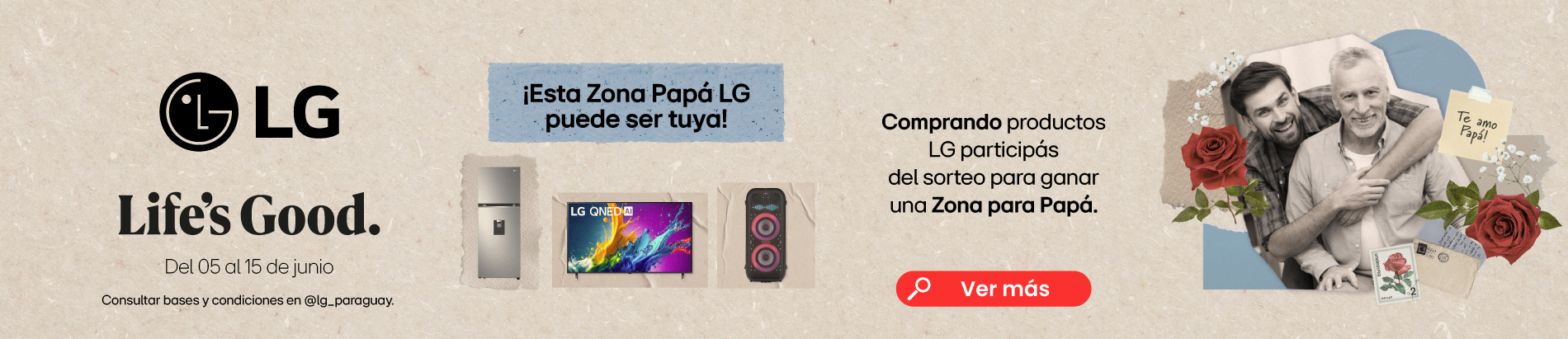 Promo LG Dia del Padre del 05 al 15 de junio