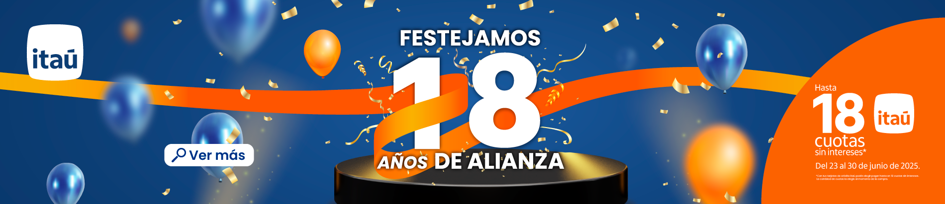 Promo Aniversario Itau 23 al 27 junio