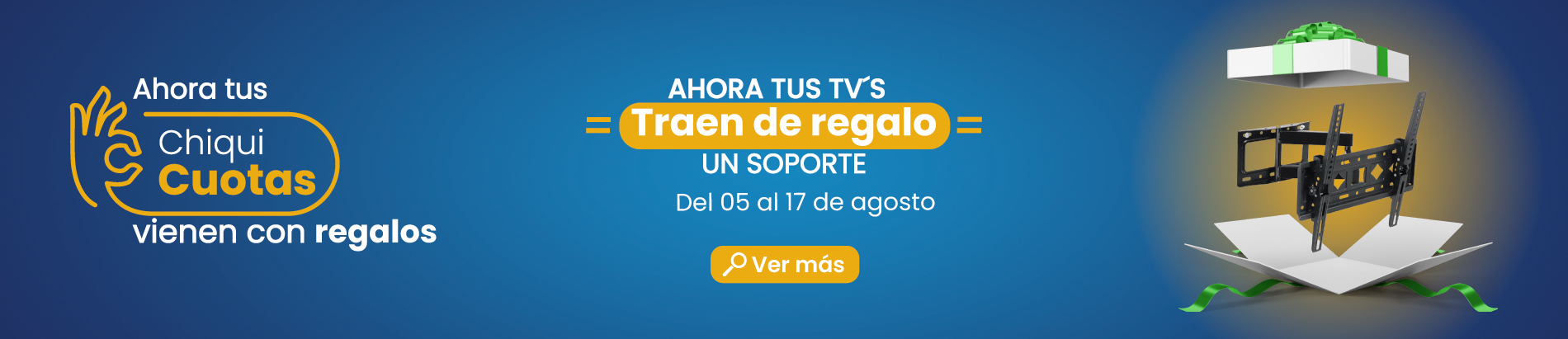 Promo chiquicuotas tv agosto