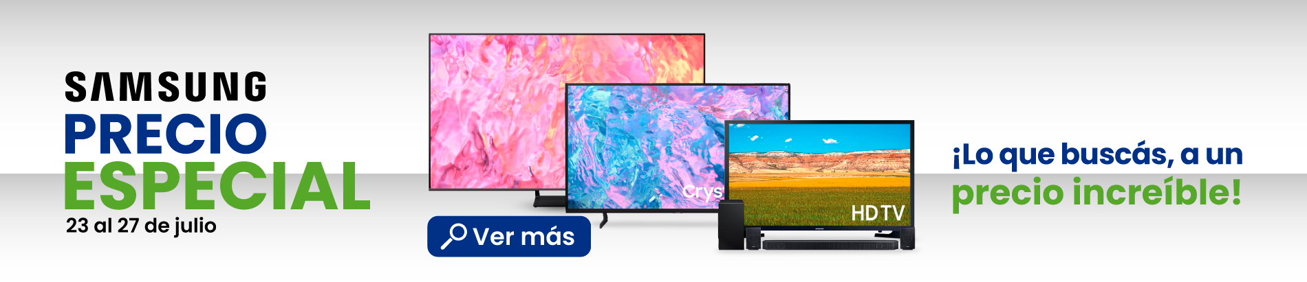 Promo Feria Samsung del 16 al 20 de julio