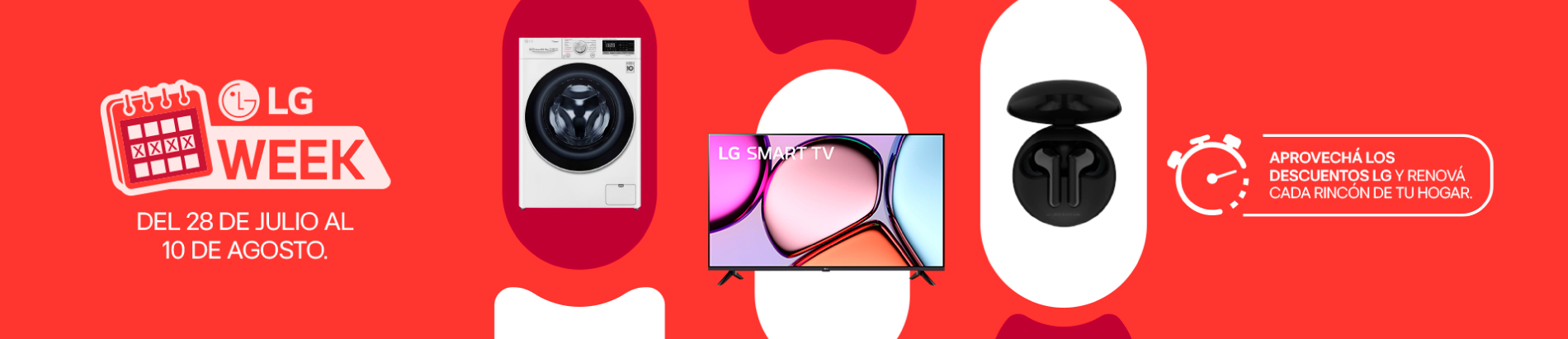 Promo LG Week del 28 de julio al 10 de agosto