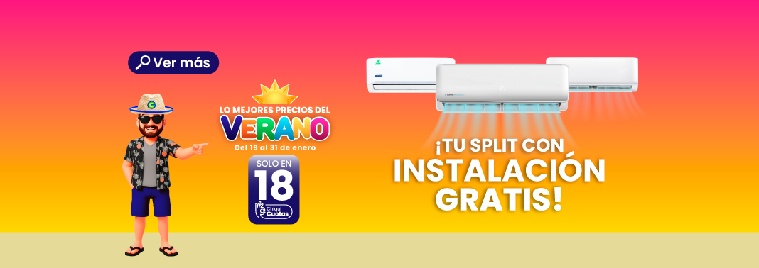 Tu split con instalacion Gratis