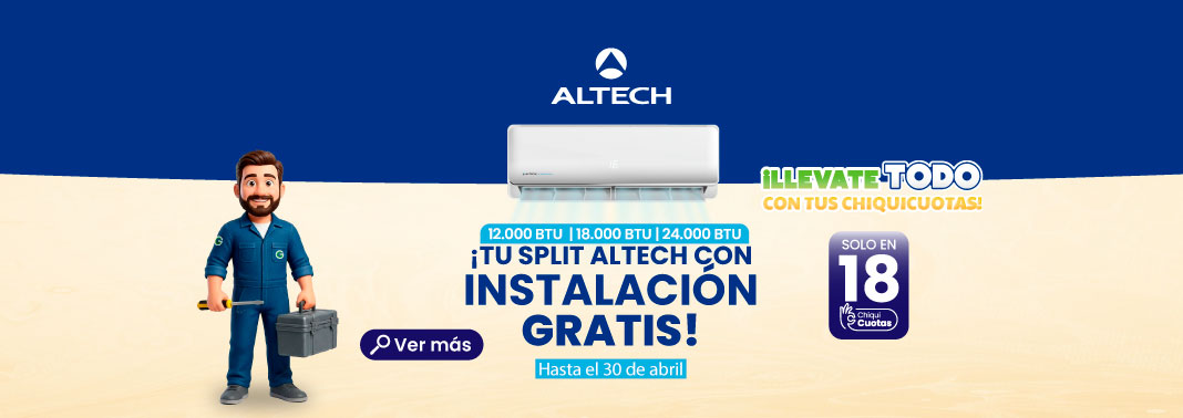 Tu split con instalacion Gratis