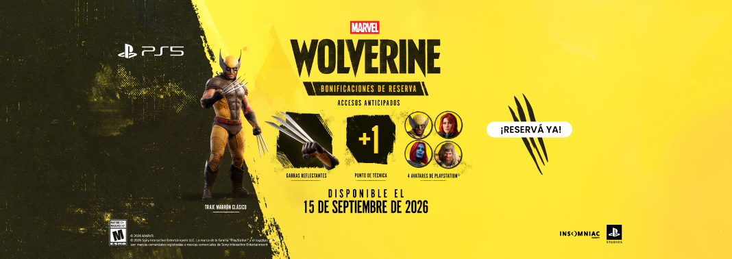 🎮⚔️ ¡RESERVÁ MARVEL’S WOLVERINE! 🔥🎮