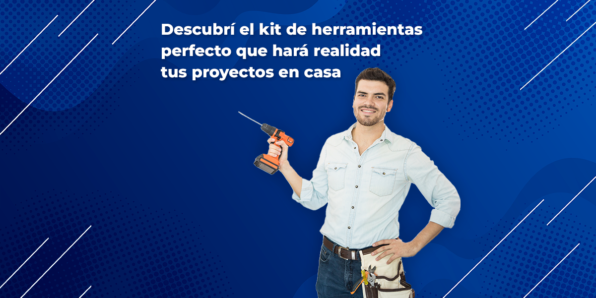 Descubrí el kit de herramientas perfecto que hará realidad tus proyectos en casa