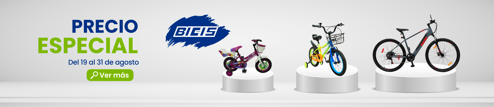 Promo Precios Especiales en Bici del 19 al 31 de Agosto