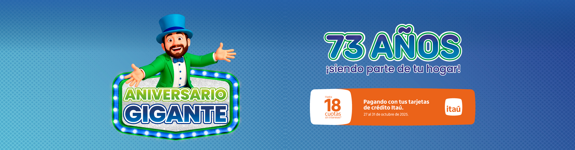 Promo Aniversario GG del 27 al 31 de octubre