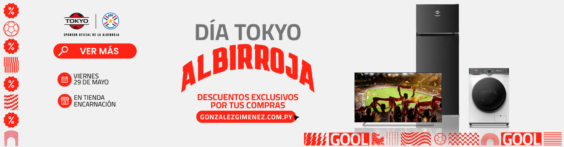 📺❄️🔥 Día Tokyo: ¡equipá tu casa al mejor precio por tiempo limitado!