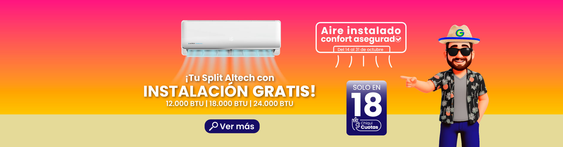 ❄️🔥 Climatizá tu hogar sin costo extra 🔧 Instalación GRATIS