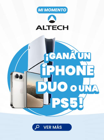🎉 ¡Viví tu #MomentoAltech y ganá un iPhone Duo! 📱