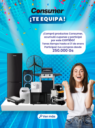 🛒💙 ¡Tus compras Consumer pueden equiparte por completo! 🎁