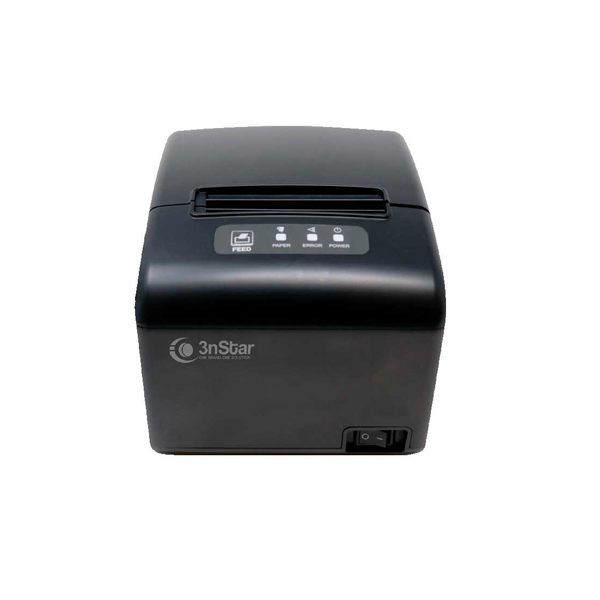 Impresora Térmica 3NStar RPT006B 3" – USB, Red y Bluetooth, Color Negro