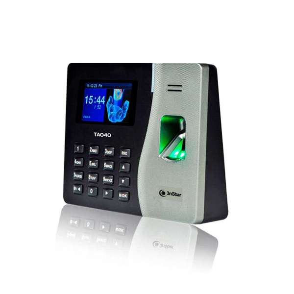 Reloj Biométrico 3nStar TA040 con Lector de Huellas y Conexión RJ45