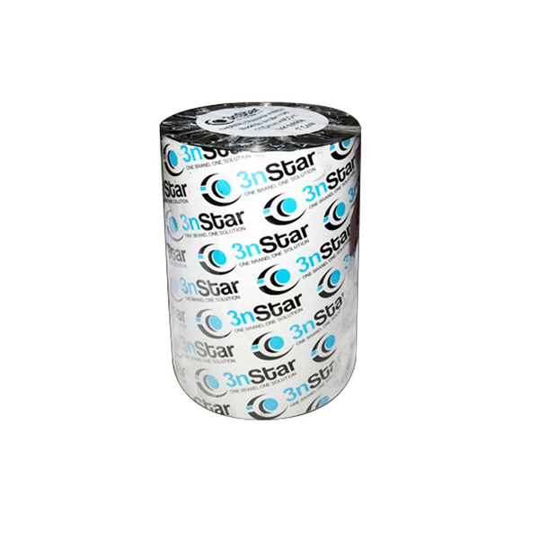 Ribbon 3nStar 4" x 450m Cera Negro – Transferencia Térmica (W10BK110450)