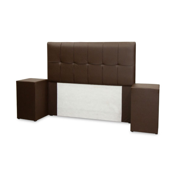 Conjunto Cabecera + Butaca Star 1.40 Abba Marron 311