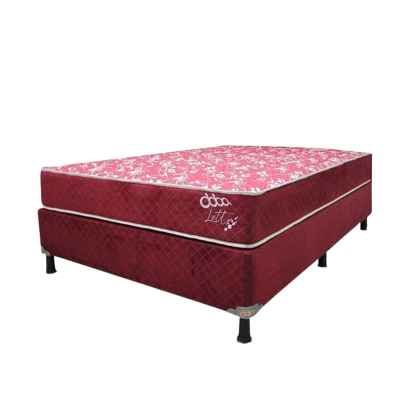 Sommier Letto 160 Base + Colchón Abba Bordo