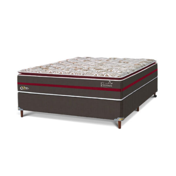 Sommier Recreare Pillow Top 140 BA+CO Abba Marrón