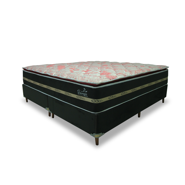 Sommier Recreare Pillow Top 180 Ba+Co Abba Bordo