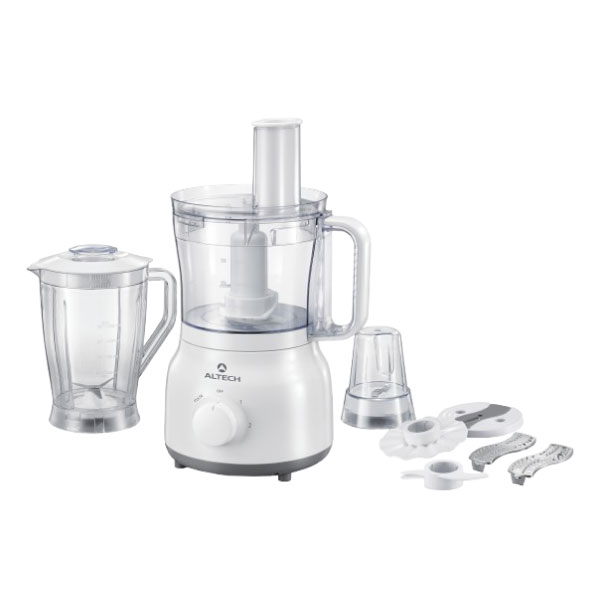 Multiprocesador Altech MJ-FP60D1 600w 1.5lts Blanco 3 En 1