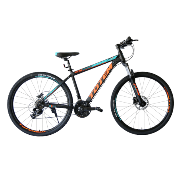 Bicicleta Totem W790 Aro 29 Negro/Naranja