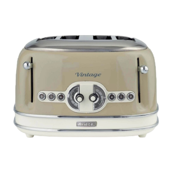 Tostadora Ariete 4 Panes 929-878 Vintage Beige