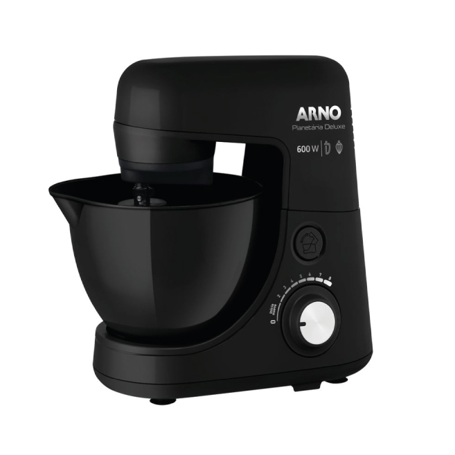 Batidora Arno SX34 Planetaria Deluxe – 4L, 600W, 8 velocidades (Negro)