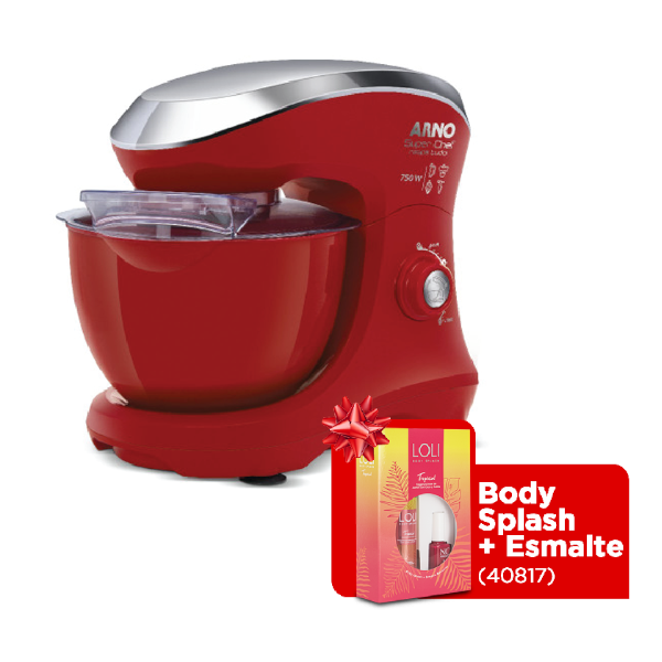 Batidora Arno BKM12 Superchef Raspa Tudo Red