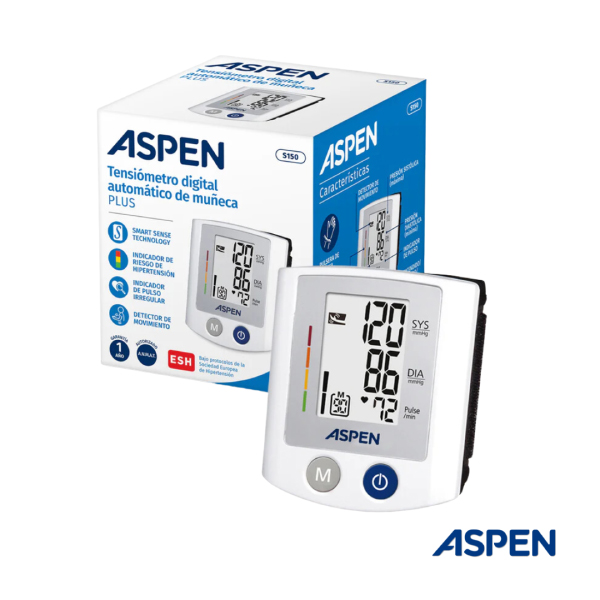 Tensiómetro Digital de Muñeca Aspen S150