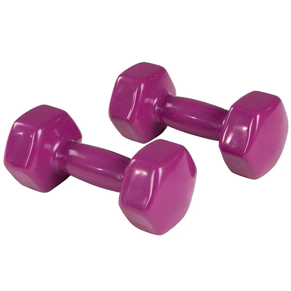 MANCUERNAS VINILO - 6KG (SET DE 2) - ROJO - Bruutal Fitness