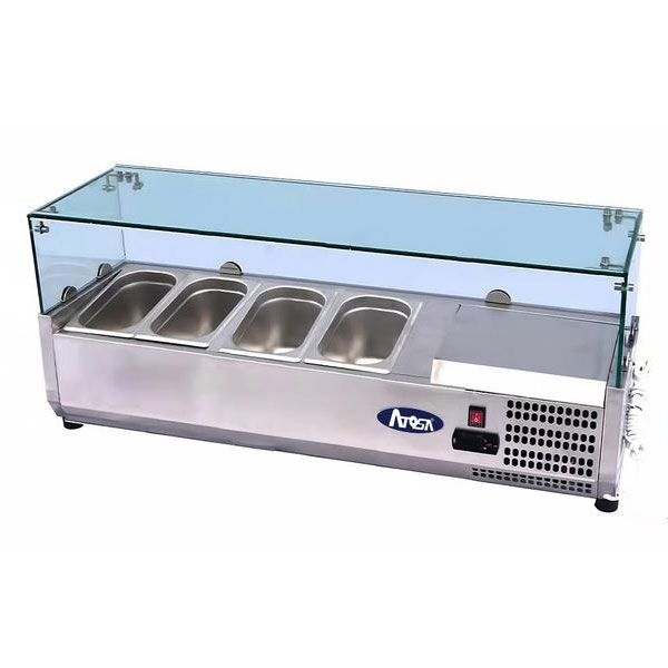 Buffet De Mesa Refrigerada Inox Atosa Esl3881