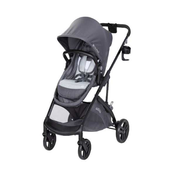 easy travel stroller Ingenuity 3D Travelmate Pro Compact Travel Stroller with Ride-On Board,  One-Hand Fold, Car Seat Compatible, Protective Canopy