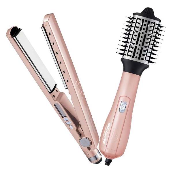 Combo Babyliss Planchita Rose Gold 4083 + Cepillo 2.5