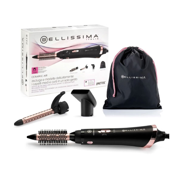 Cepillo Modelador Bellissima Ceramic Air 3 en 1