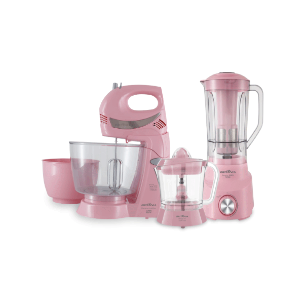 Kit Cocina Britania BKT51R 3 En 1 Rosa