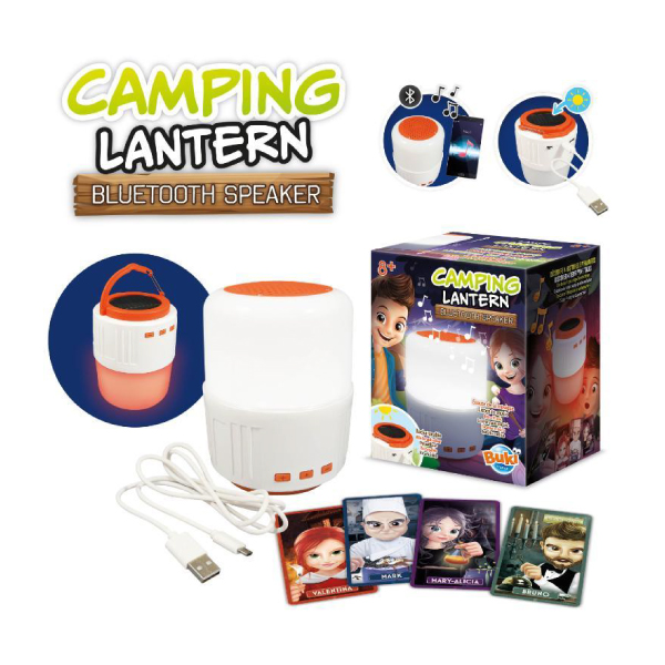Lámpara con Speaker y Carga Solar Buki