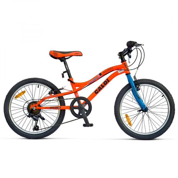 Bicicleta Caloi New Rider 20" 6V Naranja - OUTLET