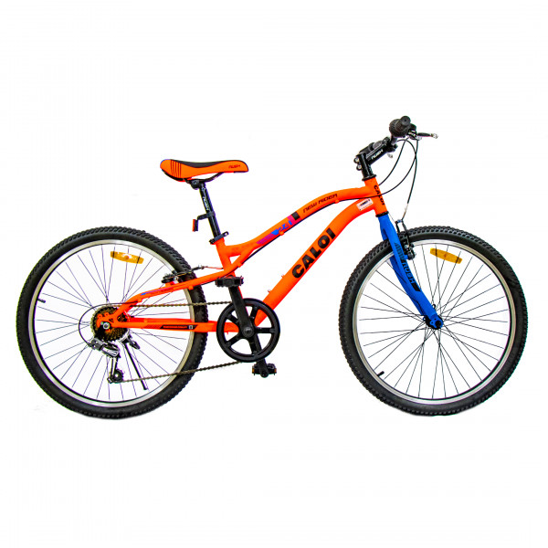 Bicicleta Caloi New Rider Aro 24" Naranja