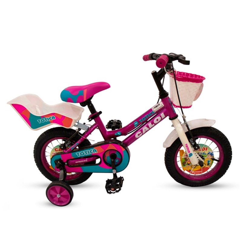 Bicicleta Caloi New Totica Aro 12" Fucsia