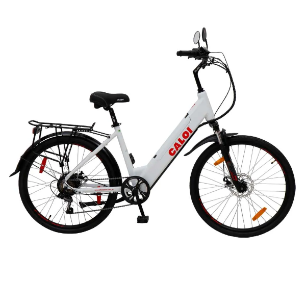 Bicicleta Eléctrica Caloi E-PRO Lady Aro 26 Blanco