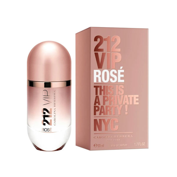 Perfume Carolina Herrera 212 Vip Rose Mujer 50 ml