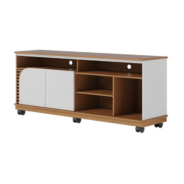 Rack Colibri Jurere 1500 - Freijó/Off Mate