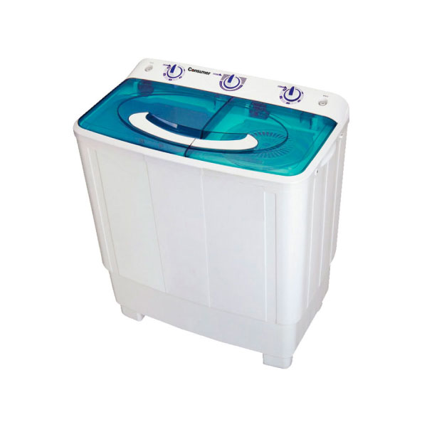 Lavarropas Consumer Tanque Doble 7.2kg Semi Automatica