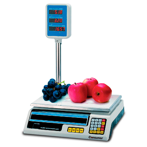 Balanza Consumer 30 Kg C/Torre