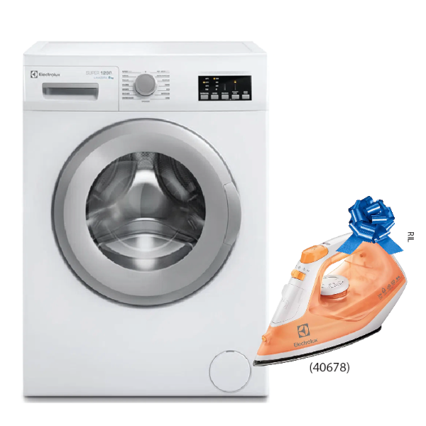 Lavarropas Electrolux 8 Kg EWFB08E5VSSW C.F. Blanco