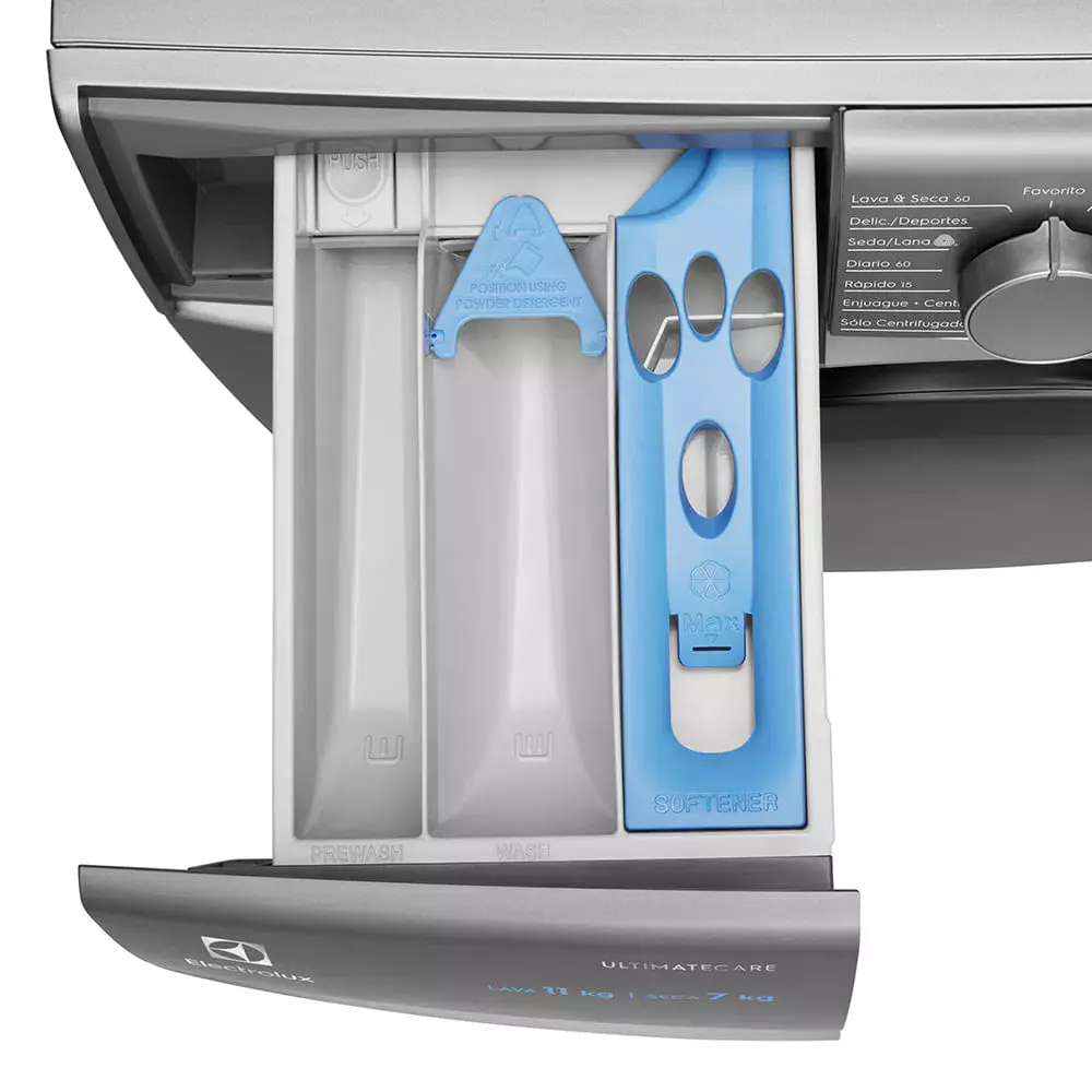 LAVASECARROPAS ELECTROLUX 11/9 PLATEADO - Vista 3
