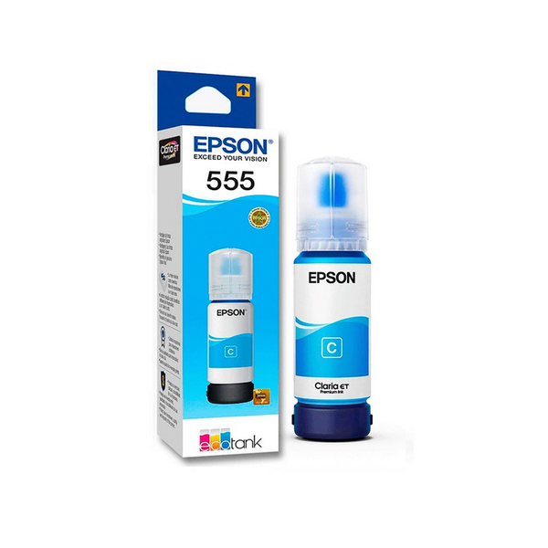 Tinta Epson T555 220 Ciano L81XX T555220-AL 70ML