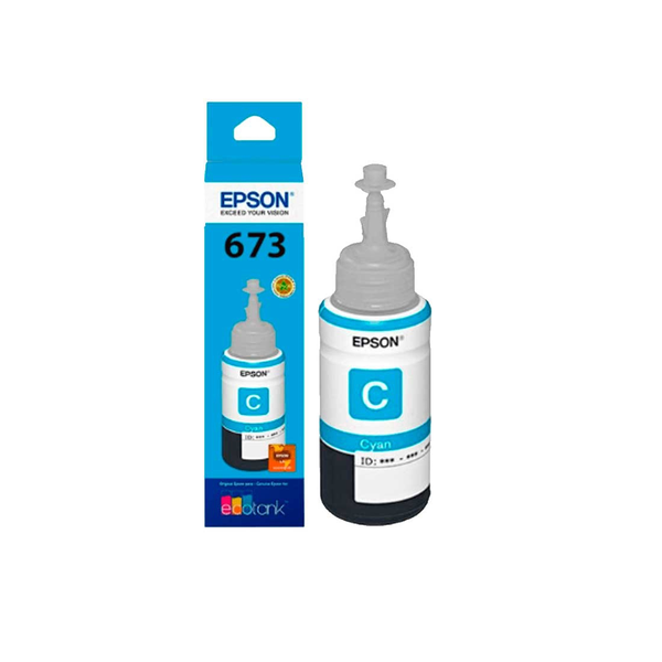Tinta Epson T673 220 Ciano 70ml EcoTank