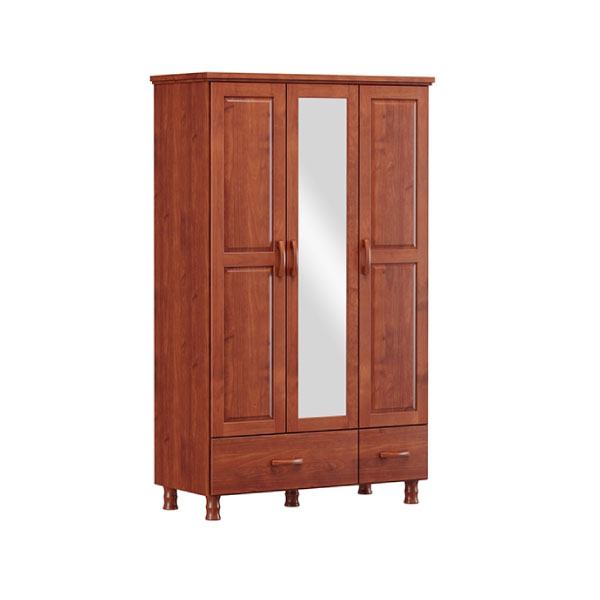 Ropero 3 Puertas Bronce 1155T Finestra Imbuia